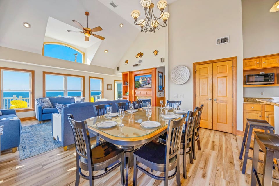 Surf or Sound Realty - 973 - Bay Breeze - Dining Area -3