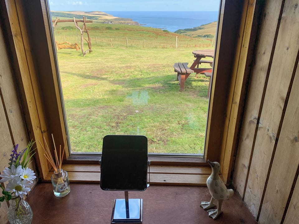 View from bedroom 2 | Auchmedden Cottage, Near Pennan
