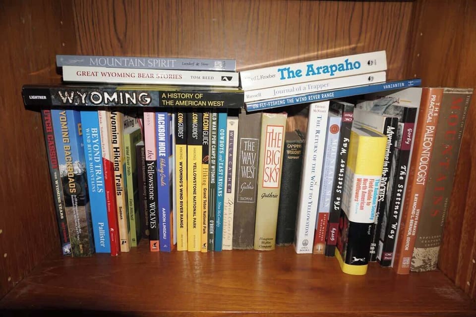 Lots of guidebooks and local history to choose from.