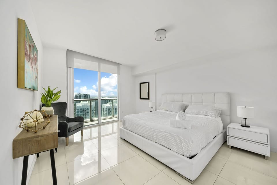 The most comfortable king-size bed with an amazing view!