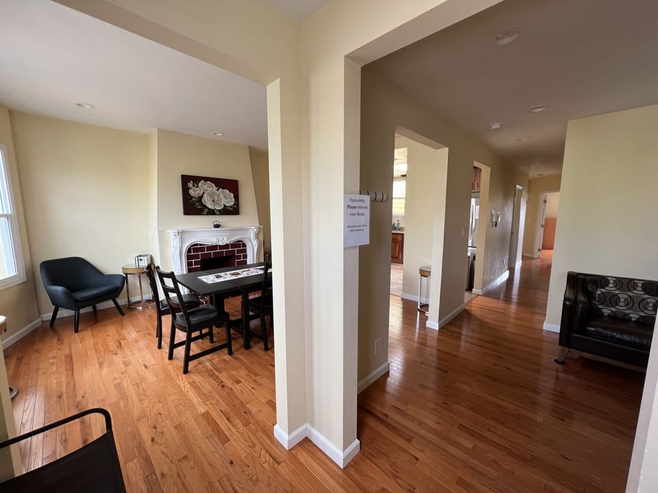 Entry to upstairs area