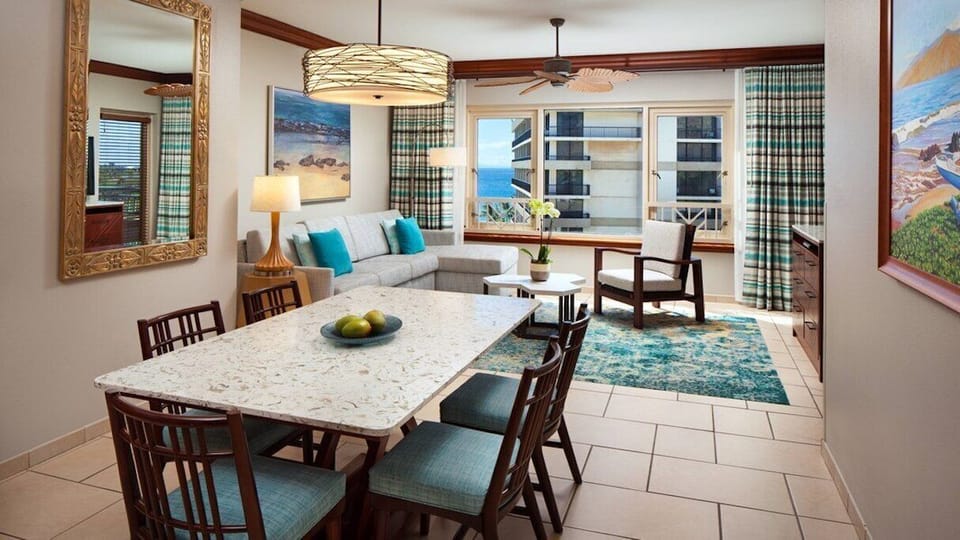 Living/dining area-please speak to an agent about view category before booking