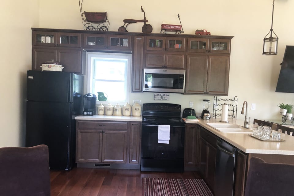 fully stocked kitchen 