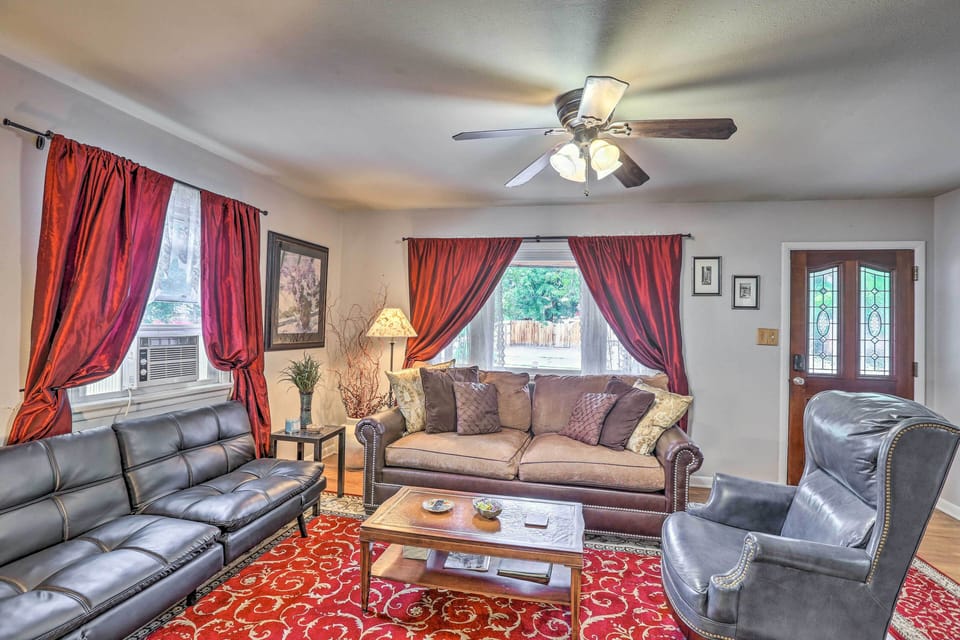 Golden Vacation Rental | 2BR | 1BA | 900 Sq Ft | Single-Story Home