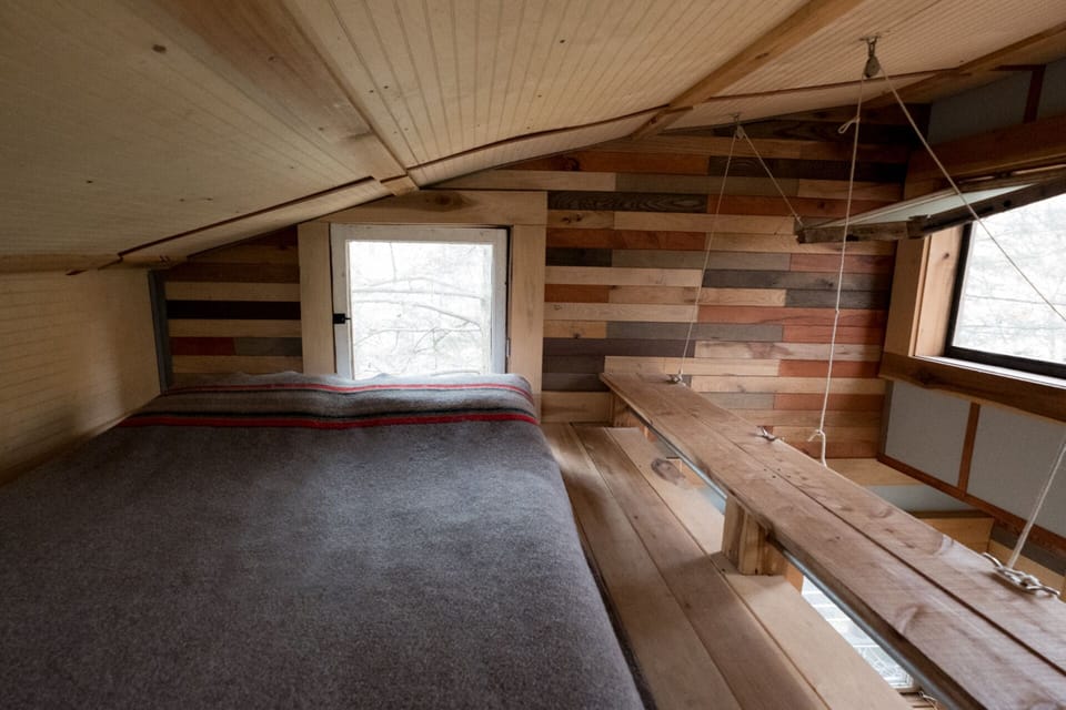 Lofted bedroom