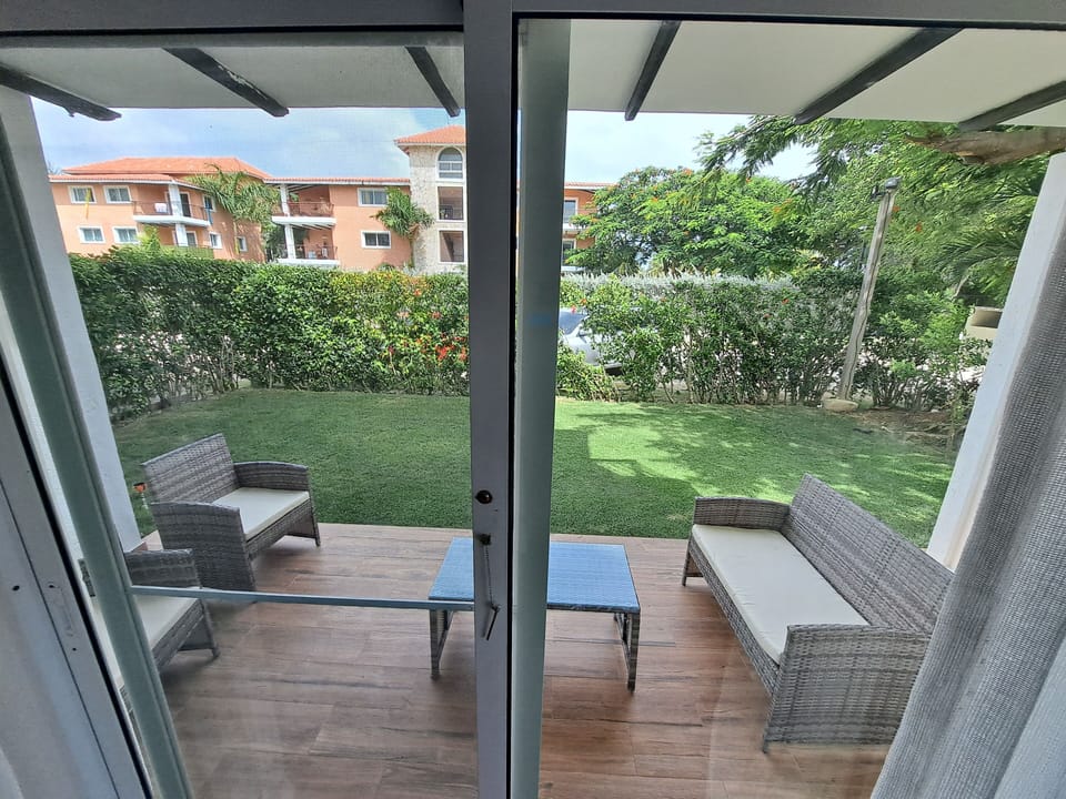Balcony view from living room