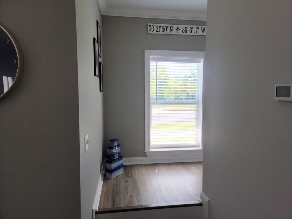 Stairs going to second level