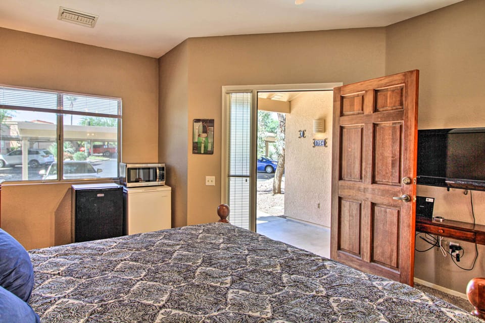 Bedroom 2 | Mini-Fridge & Microwave | Privacy Lock