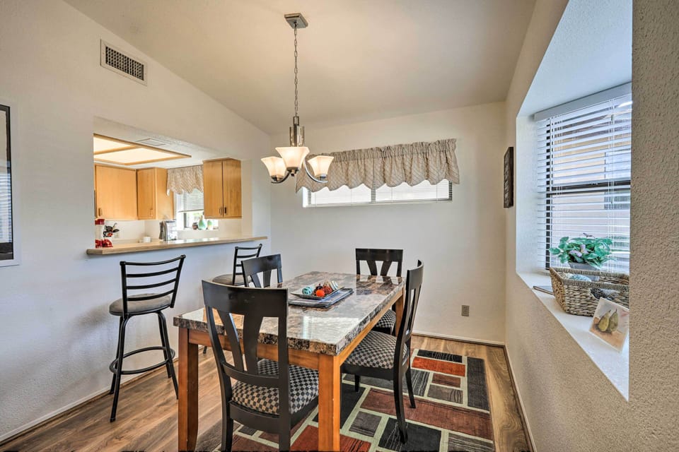 Dining Area | Pass-Through Window w/ Seating