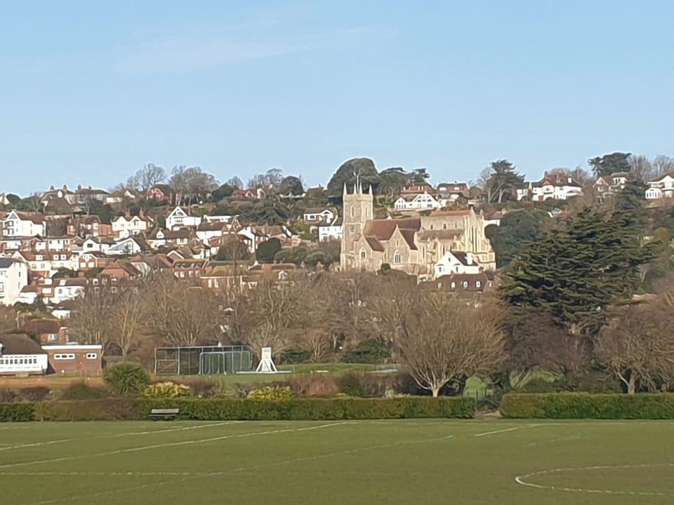 Room with a view! St Leonards Church and Hythe