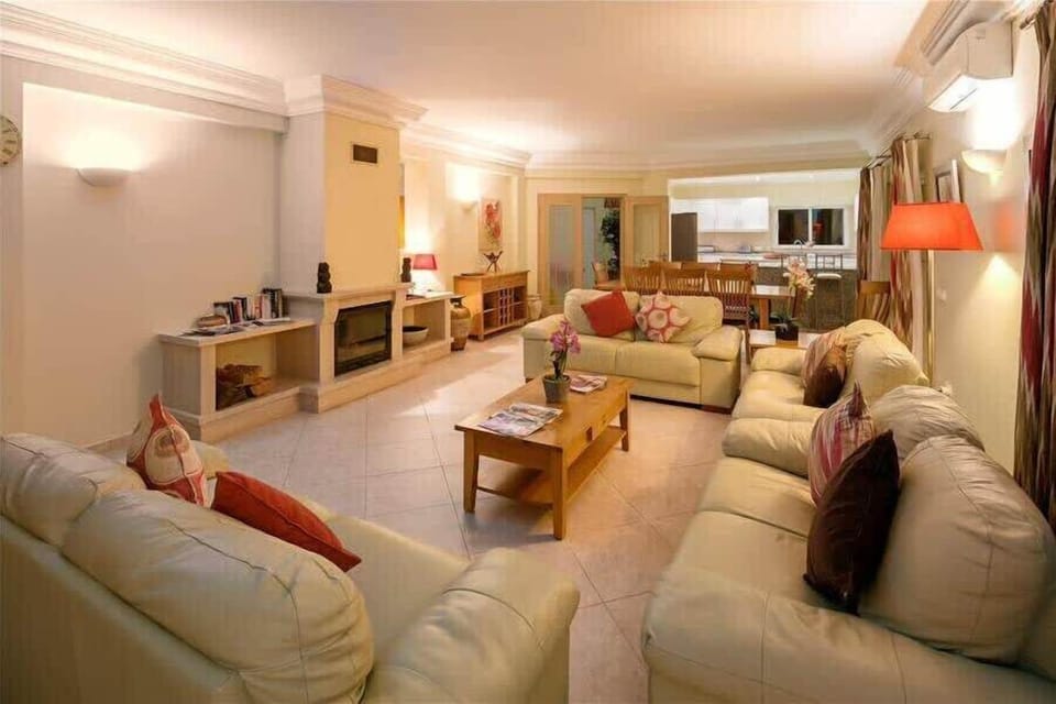 Open plan lounge dining and kitchen