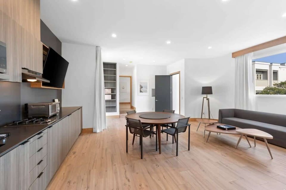 Enjoy plenty of natural light in the cosy living room.