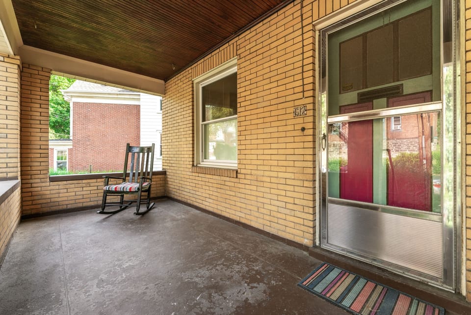 Covered front porch