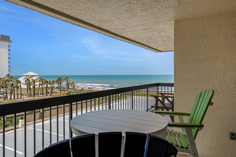 Welcome to The Ormondy B2, an oceanfront condo located on the peaceful no-drive sands of Ormond Beach—your perfect beachside getaway