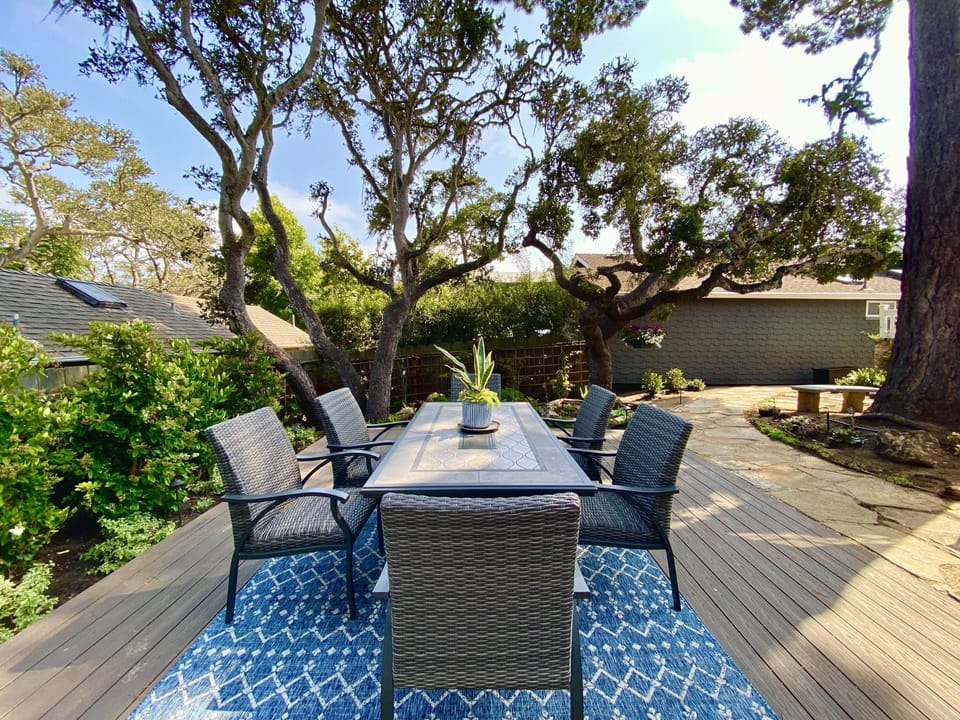 Perfect spot for a glass of wine or meal while enjoying the Coastal weather.