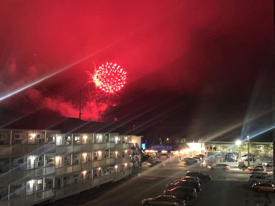 Firework show from Deck, every Sunday during the Summer! 