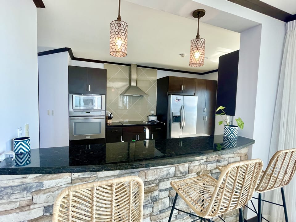 Kitchen bar for extra seating