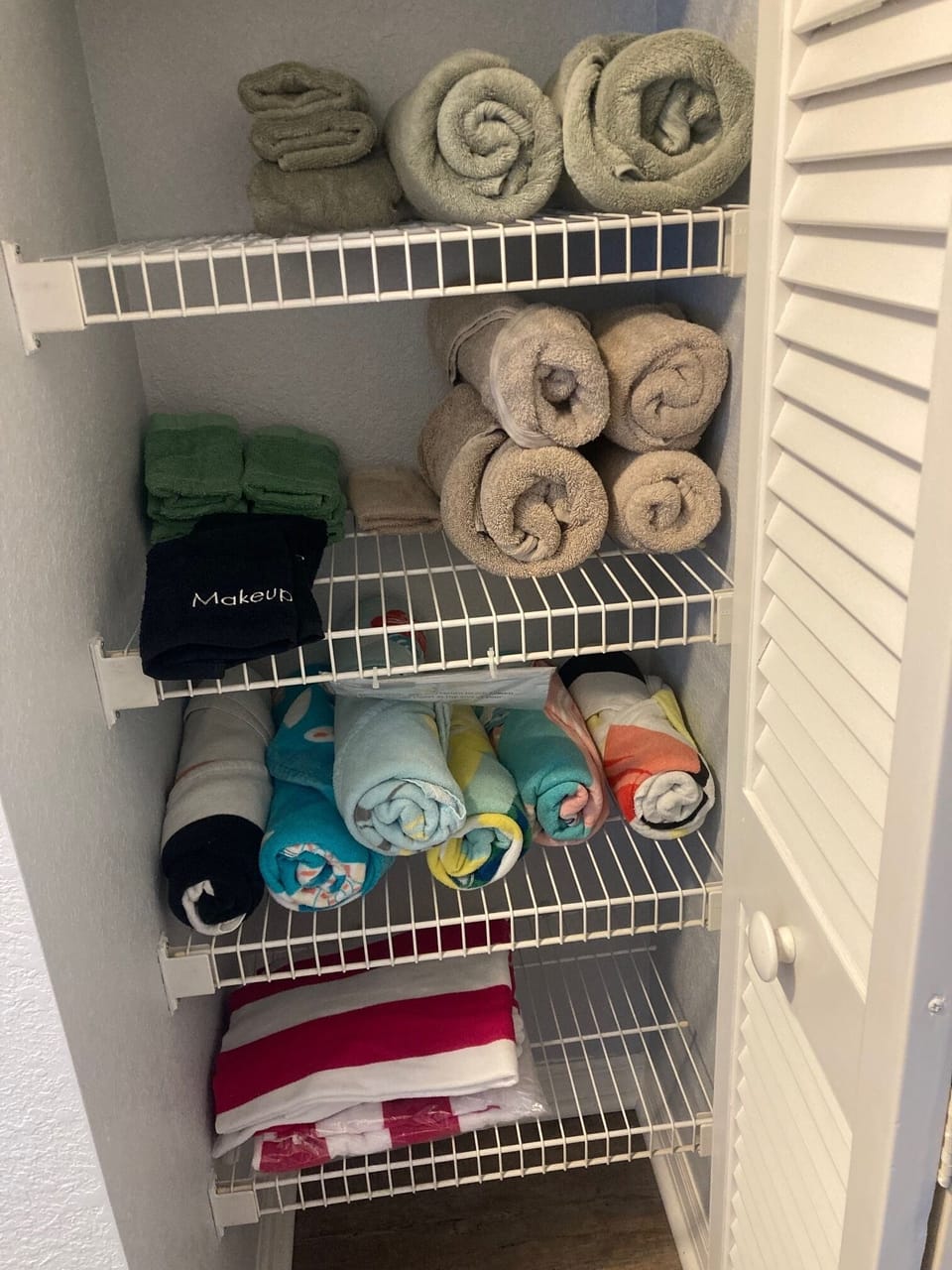 Guest linens and beach towels