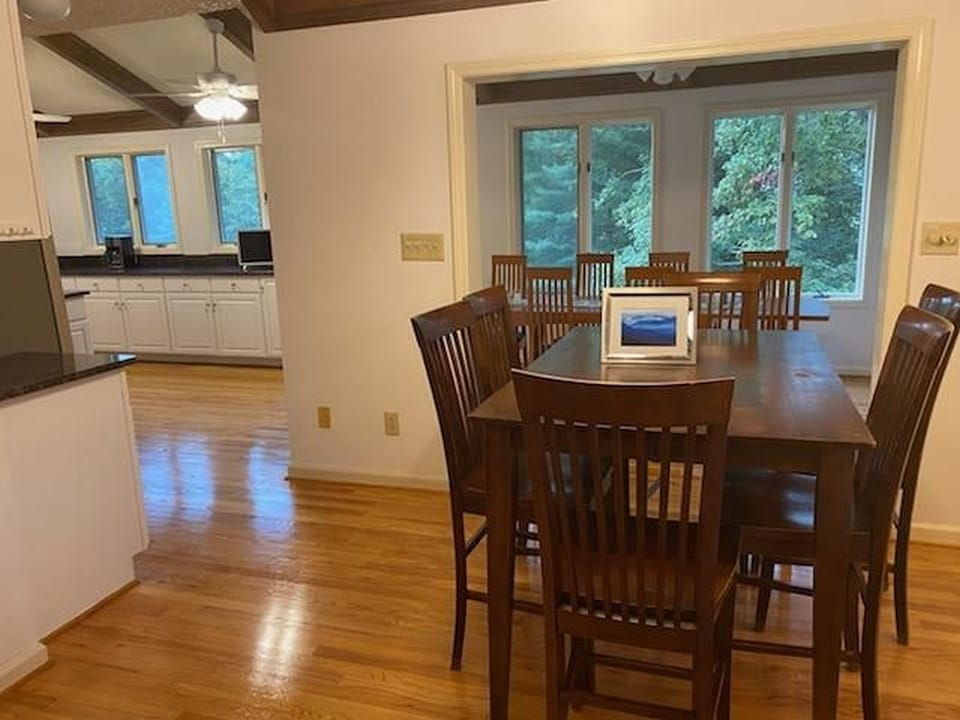 Seating for 14 in one place
