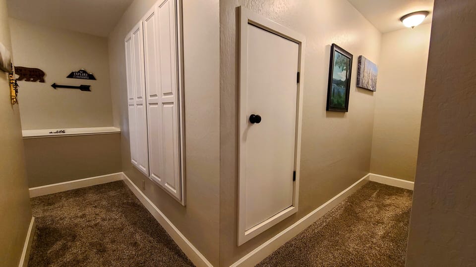 Downstairs hallway