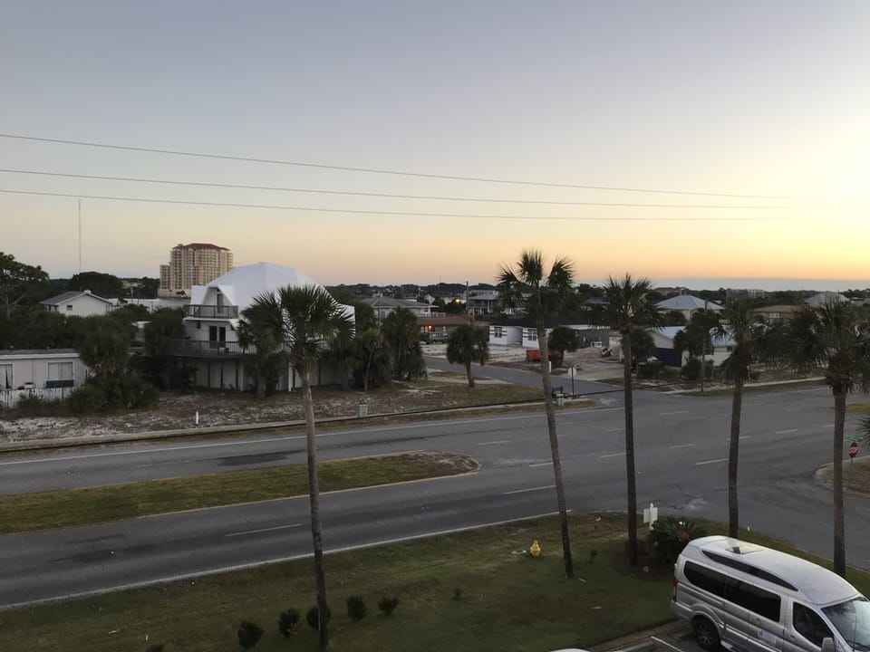View on patio from full bedroom patio 