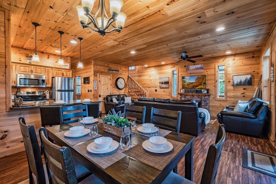 Dining table for 6. 