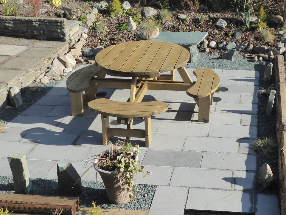 Sitting-out-area | Howarth Cottage, Troutbeck Bridge