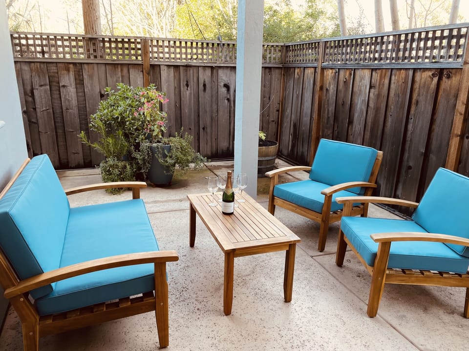 Outside patio off dining room