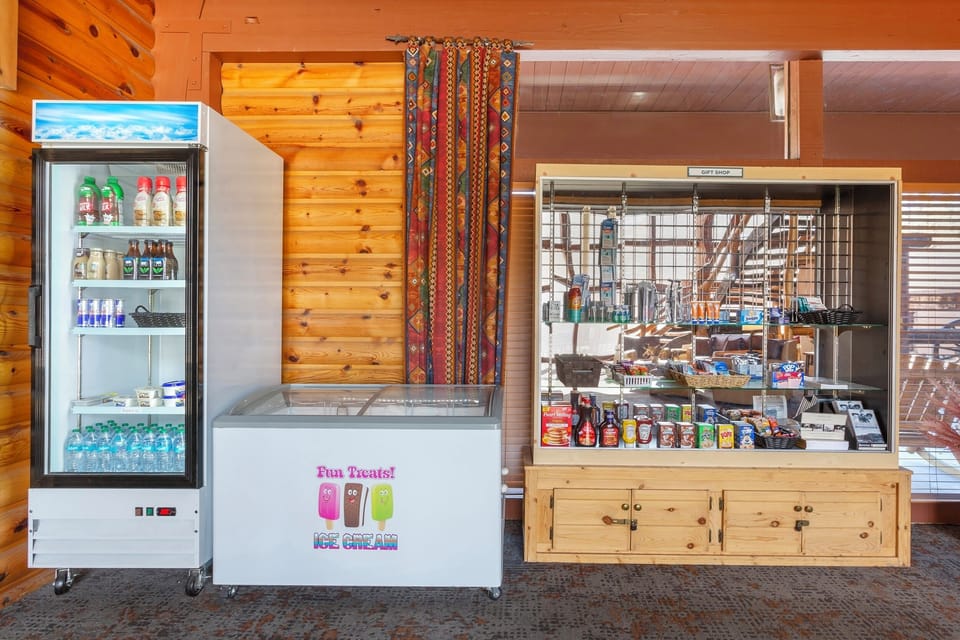 Grab a quick treat and drinks anytime between adventures.