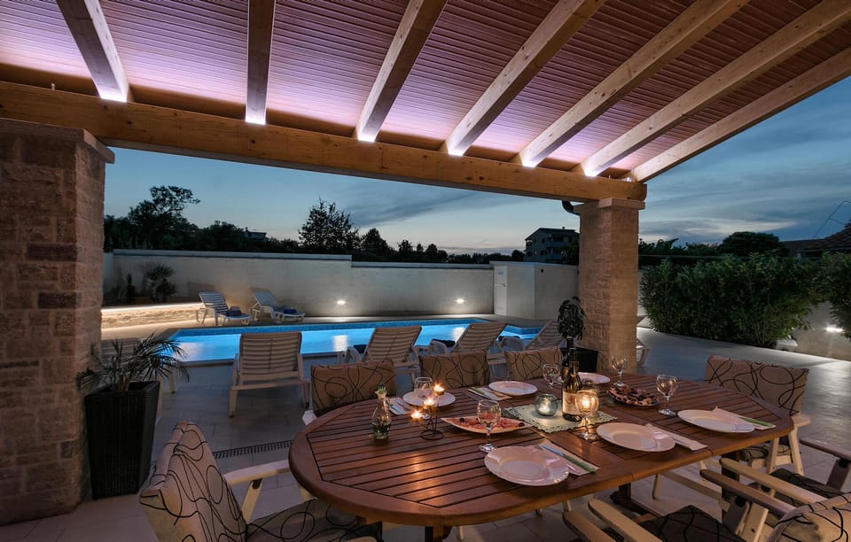 outside