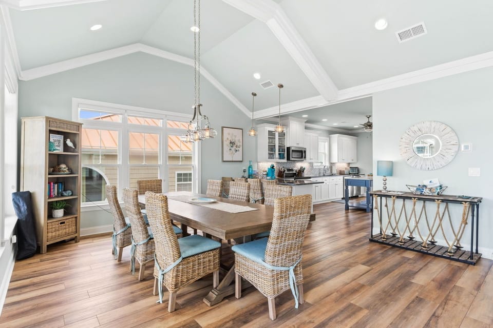 Open floor plan Kitchen and Dining Room