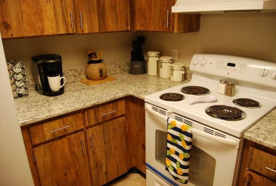 All the utensils  you need to cook your meals are included.  