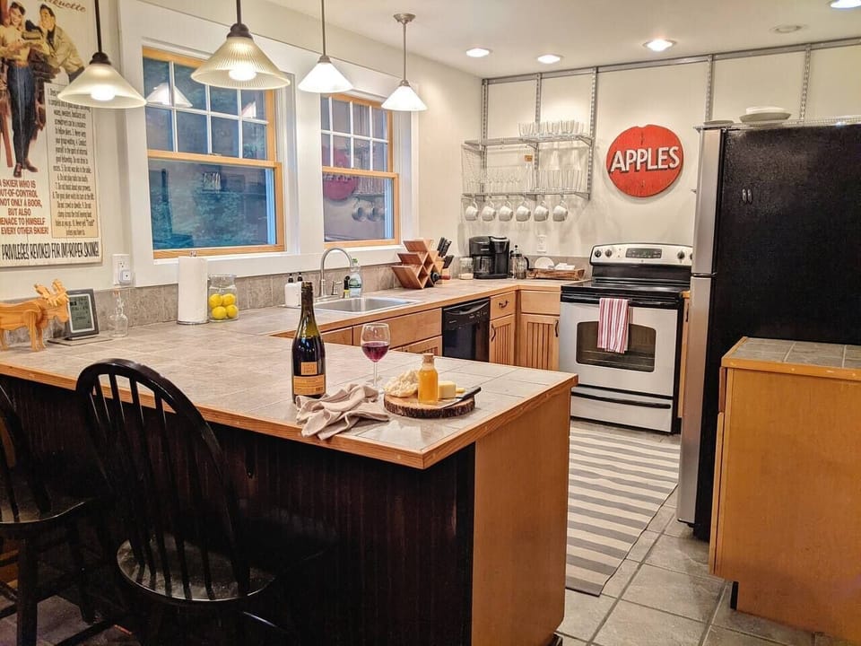 Our open kitchen is an inviting space to prepare meals during your stay.