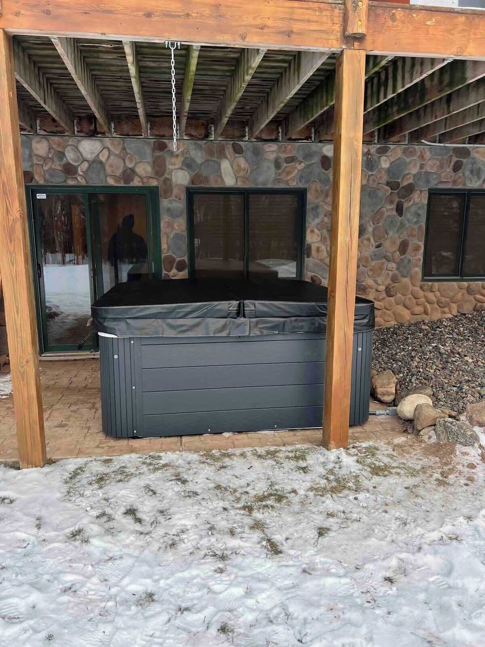 New 7 Person Hot tub is ready for use!