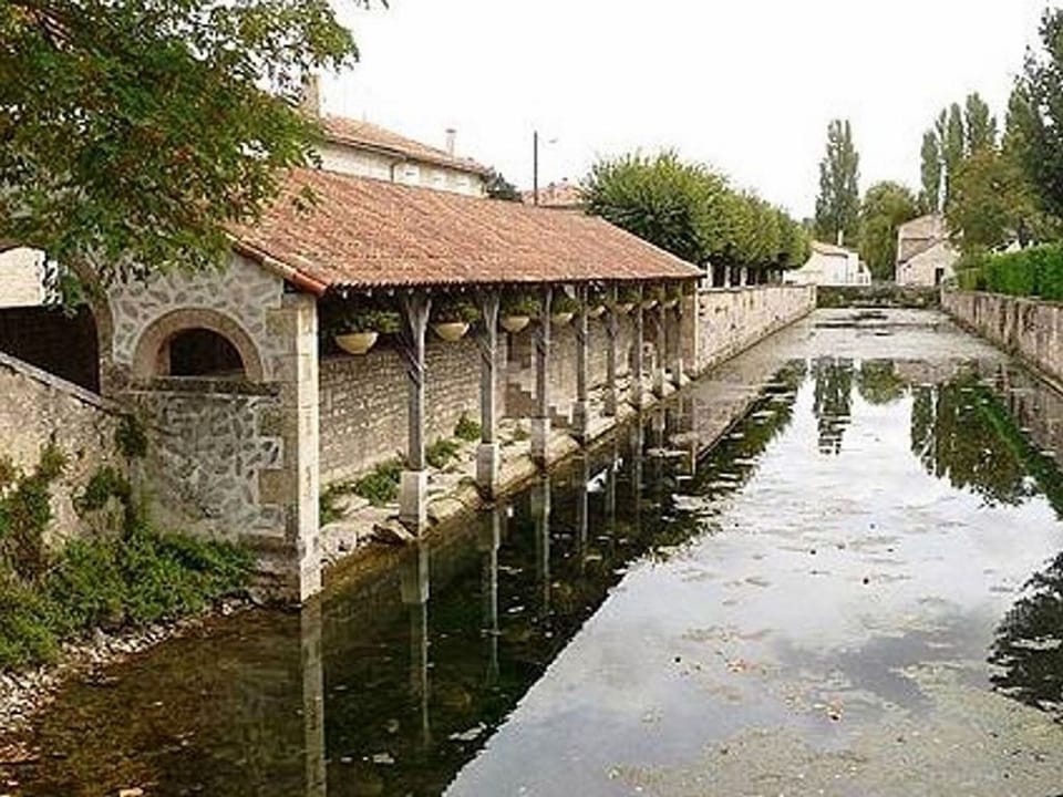 Market town of Ruffec, on the Charente, 6km away