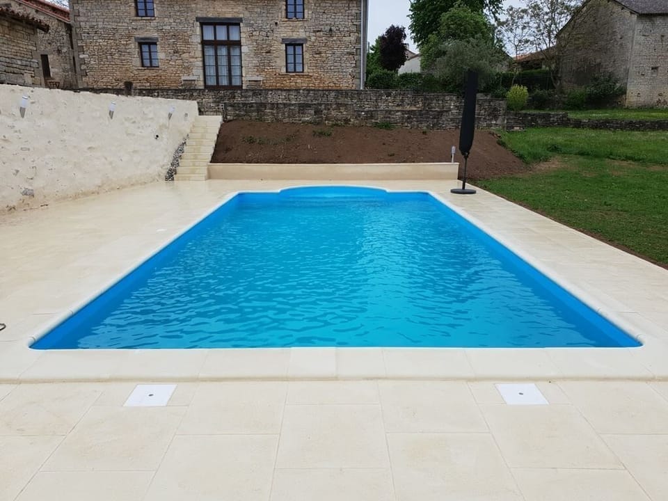 Fabulous new Private heated pool (with 2m deep-end) now ready for your sole use