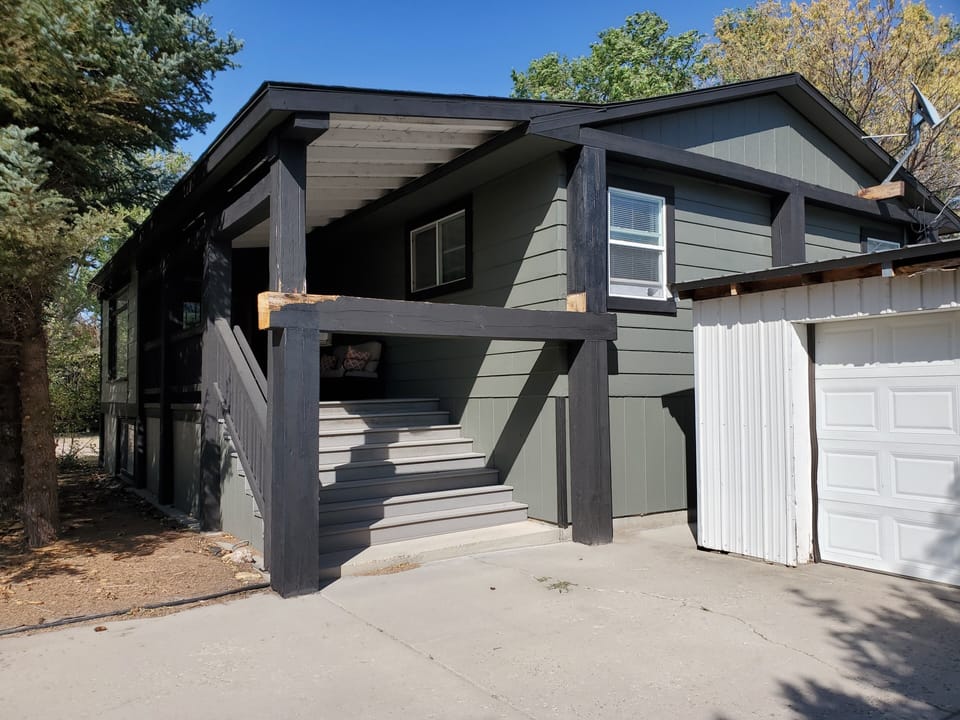 Front Porch Entry Way to House