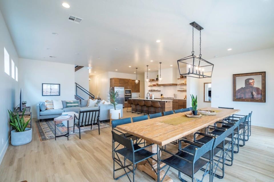 Wonderful main floor living space with plenty of seating and room for a group to gather