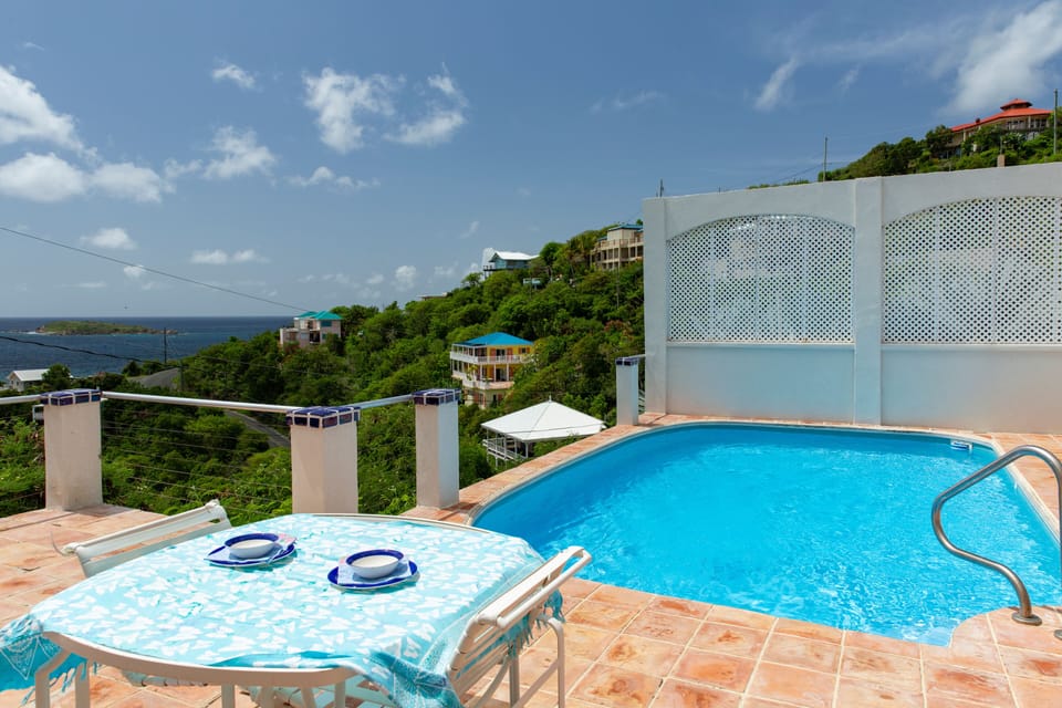 Plenty of deck space to enjoy around the pool.