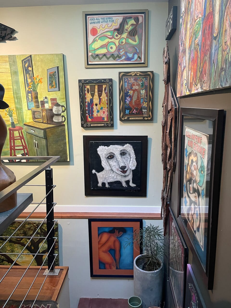 Collection of mostly local artists 