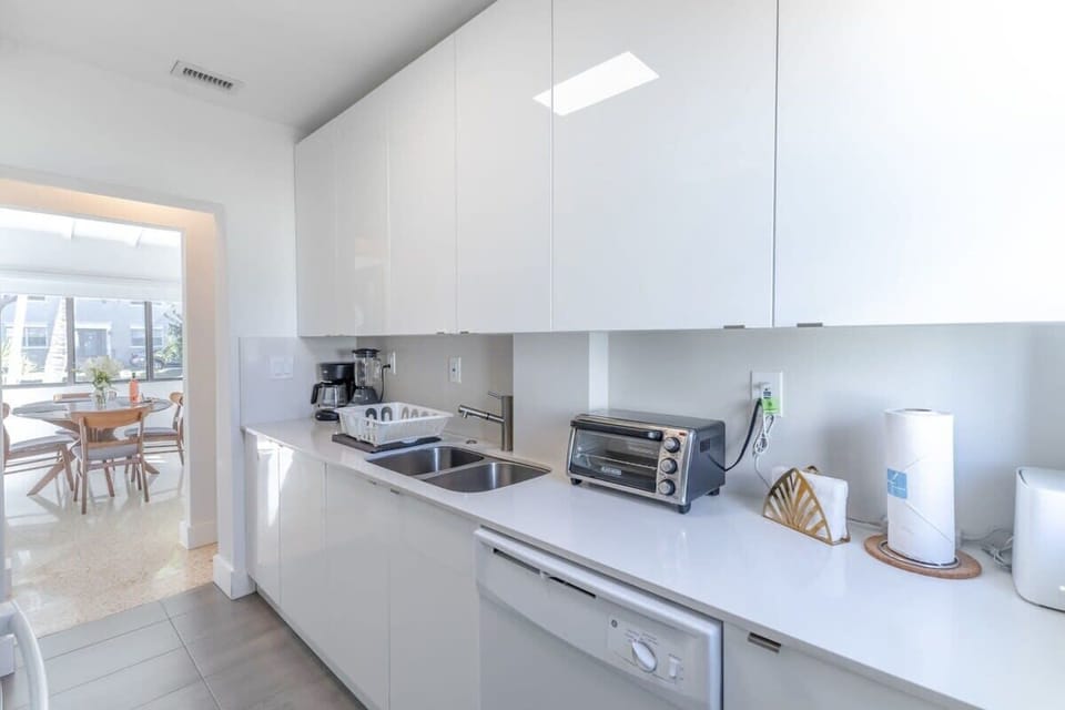 A dishwasher! To save time with cleaning up after meals.