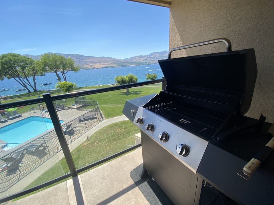 The perfect spot to grill up dinner.  Cooking with a view.