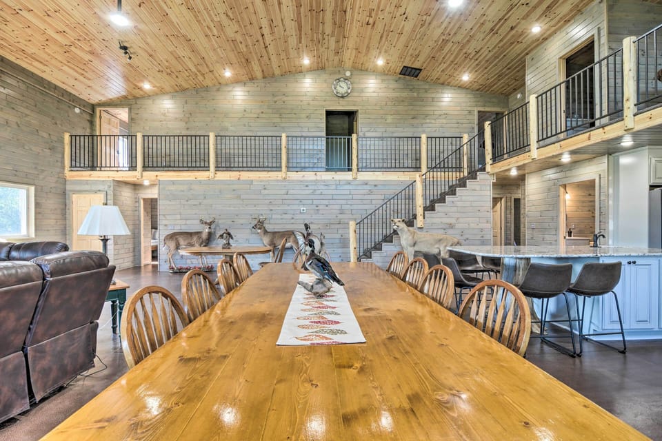 Dining Area | Bedroom & Bathroom on 1st Floor