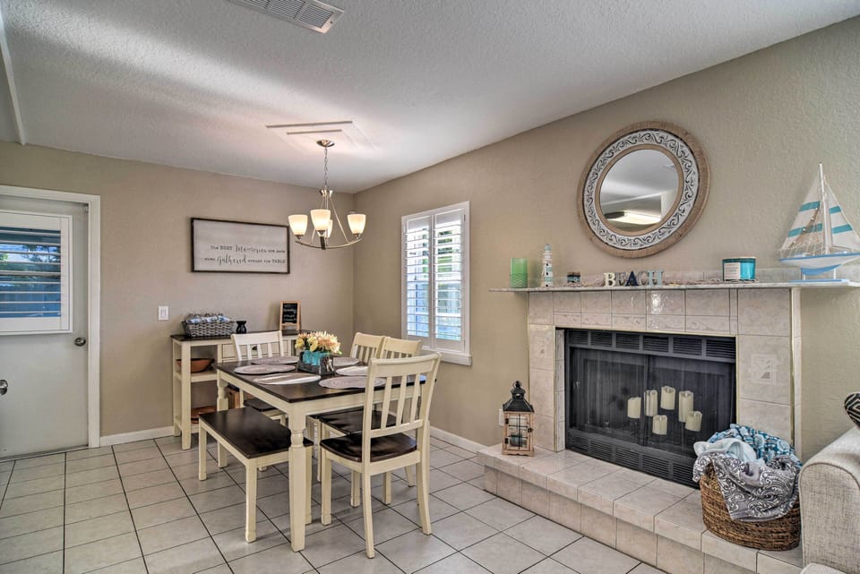 Dining Space | Dishware & Flatware | Decorative Fireplace