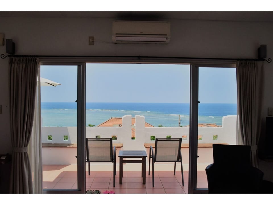 Terrace seen from the living room on the 2nd floor