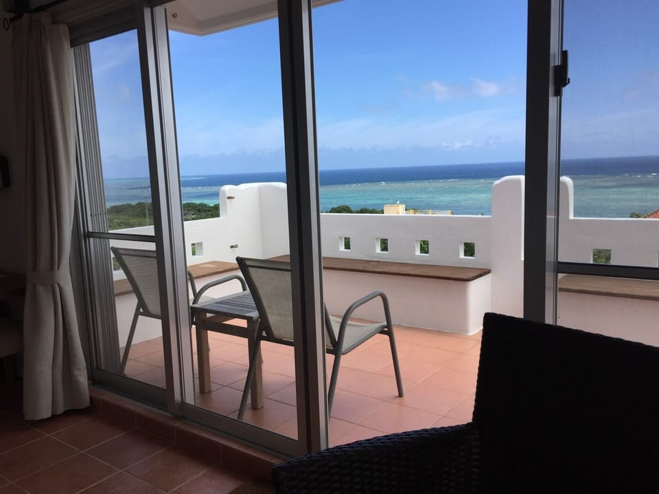 Terrace seen from the room
