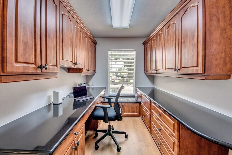 Office with plenty of storage