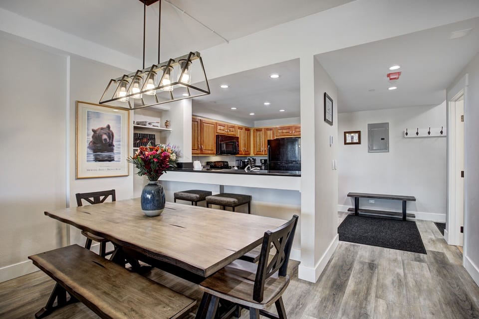 Dining table with Kitchen View