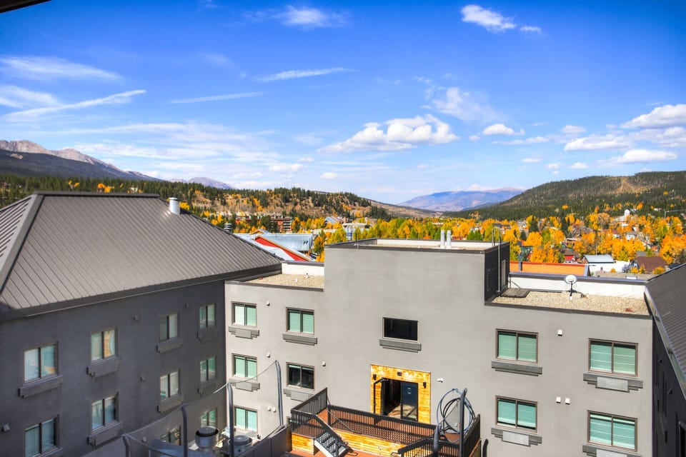 Fall Colors of the town and Ten Mile Range