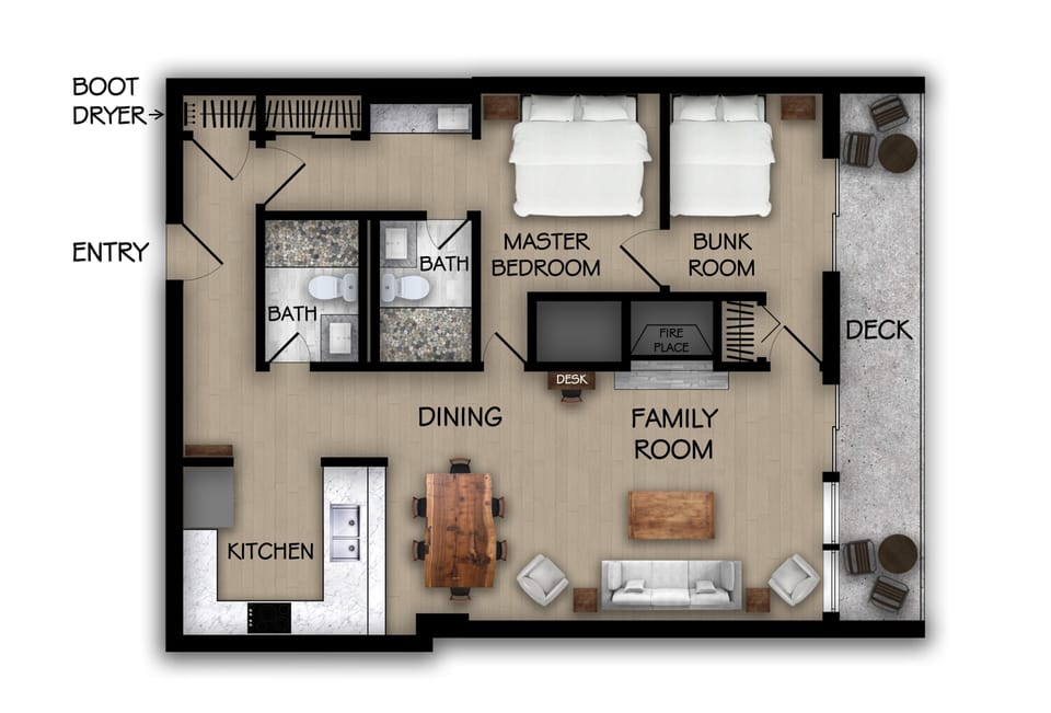 Schematic of condo